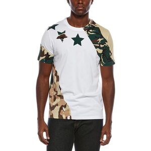 Dolce & Gabbana Mens  Camo Blend T-Shirt, White